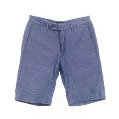 【中古】ジーティーアー G.T.A BEAMS F 別注 リネンコットン ショートパンツ ブルー系【サイズ42】【メンズ】のサムネイル