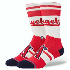 STANCE スタンス ANGELS CC CREW SOCKS (RED) ソックス 靴下 MLB チームソックス ロサンゼルス・エンゼルス LA Angels