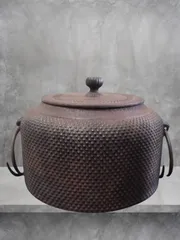Amazon.co.jp: 保管 南部伝統工芸士 及川寛治作 肩九重 南部鉄瓶