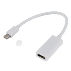 DPからHDMIへの4K変換ケーブル DisplayPort to HDMIコンピューター変換ケーブル メスからオスの変換器 DisplayPort変換ケーブル 1080P（ホワイト）