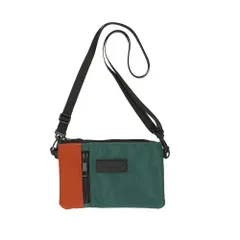 ☆ オレンジ/ブルー ☆ 撥水 スマホミニショルダー スマホ 入れたまま操作 ショルダーバッグ スマホショルダー スマホショルダーバッグ ミニショルダーバッグ シンプル レディース メンズ 斜めがけ 大人 ミニバッグ ポーチ ポシェット サコッシュ