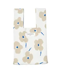 【売切注意！お急ぎ下さい】Patterns ニットトートバッグ メリーフラワーオフ 洗濯機OK 洗える レディース 【2024】 花柄 おしゃれ 可愛い 旅行 ミニバッグ 持ち運び [Wpc.] マチ付き トレンド 映え ファッション W146-372-204