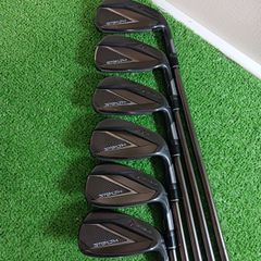 【限定品】ステルス ブラック アイアン 6本セット【1157】