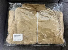 （新品・未開封・タグの価格より半額以下）BLANC FICELLE（ブルゾン） フロント　ファスナー　ボア　ジャケット