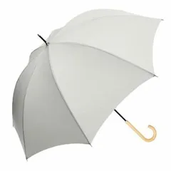 Waterfront サンシェイドロング 長傘 55cm 無地 ホワイト S155-1133WH1-BG