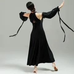 新品 未使用  新作 スタンダード練習着オシャレでカッコいいデザインダンスパーティーや競技会でも 社交ダンスドレス ラテンダンス衣装 レッスンウェア ステージ衣装