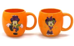 【中古】マグカップ・湯のみ ミッキーマウス＆ミニーマウス ペアマグカップ 「ディズニー ハロウィーン Boo!Crew 2011」 ディズニーストア限定