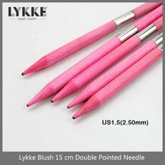 LYKKE★BLUSH★15cm 5本針/2.50mm(US1.5),3.00mm(US2.5)