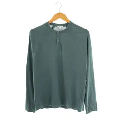 ジェームスパース JAMES PERSE ロングTシャツ ヘンリーネック カットソー 1 青 /MI ■OSのサムネイル