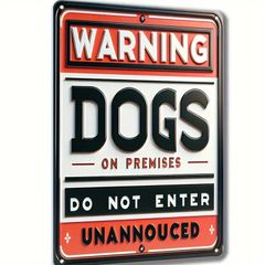ブリキ看板 犬 警告 注意 玄関 入口 看板 20×30㎝ ガレージ インテリア 雑貨 世田谷ベース アメリカン 犬に注意 危険 warning 管A10
