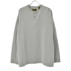 【TIMBERLAND】ヘンリーネック長袖Tシャツ