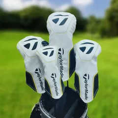 テイラーメイド TaylorMade  ゴルフクラブヘッドカバー ドライバー ウッド UT カバー 4点セット