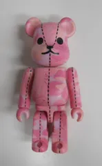MEDICOMTOY BE@RBRICK BAPE PLAY FIRE CAMO. (PINK) 100%