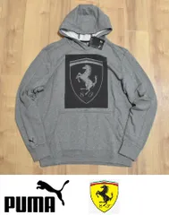 新品 PUMA × スクーデリア フェラーリ ビッグ シールド フーディー L 定価13000円 576683-03 プーマ パーカー