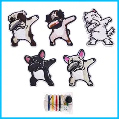 5個入り アイロンワッペン アニメ動物 ファッション かわいい ファッション 刺