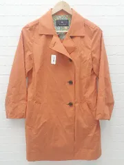 ◇ PASA DE COCO パサ デ ココ 薄手 春用 長袖 トレンチ コート 36 オレンジ * 1002800036844 【中古】 【1002800036844】