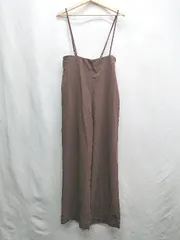 ◇ URBAN RESEARCH アーバンリサーチ 肩ひも付き スラックス サイズfree ブラウン レディース E  【1407020000482】