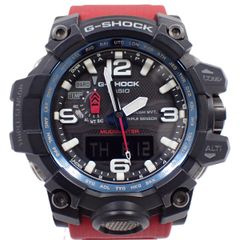 カシオ G-SHOCK マッドマスター レスキューレッド ソーラー電波 トリプルセンサーVer.3 アナデジ 腕時計 GWG-1000RD-4AJF【いおき質店】