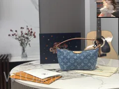 【今日特価】Louis Vuitton ルイ・ヴィトン デニムアームバッグ トップ級の原単品
