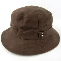 マンシングウェア ハット ロゴ キャップ ブランド 帽子 メンズ M 56.5cmサイズ ブラウン Munsing wear 【中古】