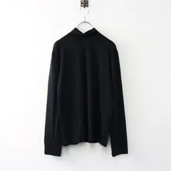 vintage 1999AW 銀タグ イッセイミヤケ ISSEY MIYAKE  レーヨンエステル ハイネック ストレッチ 長袖カットソー L 黒【2400014388107】のサムネイル