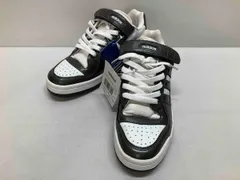 ジャンク adidas アディダス FORUM LOW PAT C 678382 スニーカー メンズ25.5cm ホワイト×ブラック系【観賞用】