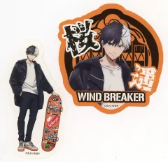 【中古】シール・ステッカー 桜遥  「WIND BREAKER POP UP ＆ コラボカフェ in SHIBUYA TSUTAYA ランダムステッカーセット」