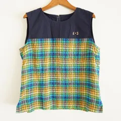 #snc レリアン Leilian カットソー 13+ マルチ ノースリーブ シワ加工 バックジップ 大きいサイズ レディース [854335]のサムネイル