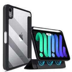 【在庫処分】インチ カバー 8.3 ipad マグネット (2021モデル) ケース 取り外し可能なマグネット ケース カバー mini6 iPad Apple iPad Pencil 磁気着脱式 Pro) 収納可能（磁気吸着）オートスリープ/ウェイク A17