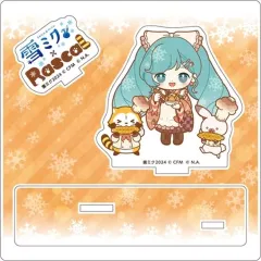 【中古】アクリルスタンド・アクリルパネル 雪ミク2024C アクリルジオラマ 「雪ミク2024×ラスカル」