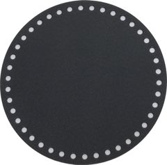 ハマナカ バッグ底板 丸 直径16cm 黒 H204-628