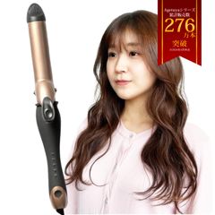 38mm ブラック カールヘアアイロン 新品未使用 38mm カールアイロン MAX220℃ コテ セラミック カールヘア
