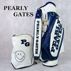 パーリーゲイツ キャディバッグ エナメル ホワイト スマイル89 ゴルフバッグ PEARLY GATES パーリーゲイツ ゴルフ キャディバッグ スマイル89