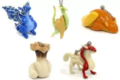 【中古】キーホルダー・マスコット(キャラクター) 全5種セット 「キノコドラゴン マスコットボールチェーン」