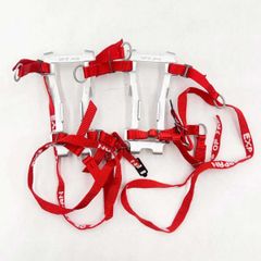 EXP OF JAPAN エキスパートオブジャパン 軽アイゼン 六本爪 ストラップ シルバーカラー