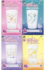 【中古】グラス(キャラクター) 全4種セット 乙女のコレクショングラス 「一番くじ 美少女戦士セーラームーン ～セーラー戦士のお泊り女子会～」 G賞
