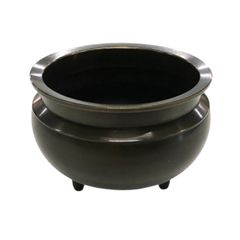 香炉　前香炉　3寸　真鍮製　脚付き丸型　仏具