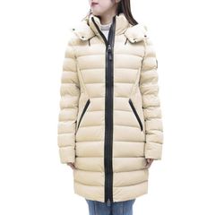 【MACKAGE / マッカージュ】レディース ダウンコート (FARREN TRENCH) ライトベージュ ファーレン 23AW-24AW [新品] [訳あり2]
