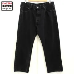00s Levi's 505 ブラック デニムパンツ メンズ XLサイズ相当 ビッグサイズ オーバーサイズ