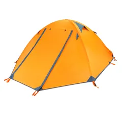 【新品】ATEPA 軽量 3人用キャンプテント オレンジ色 新品】ATEPA 軽量 3人用キャンプテント オレンジ色