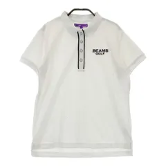 サイズ：L BEAMS GOLF ビームスゴルフ  半袖ポロシャツ  ホワイト系 [240101380485]# ゴルフウェア レディース ストスト