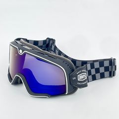 ワイケーショップ ブルーミラーレンズ☆ゴーグル バイク モトクロス ハーレー スノーボード スポーツ ykshopb ykshopo
