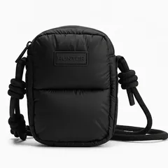 ハンター　別注カラー　イントレピッド エクストラ パフド フォンポーチ - ブラック/ブラック　UBX5515KBM