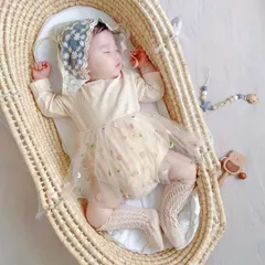 ✳︎新品未使用✳︎ロンパース　ボディスーツ　チュールスカート　長袖　607080