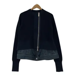 sacaiツイードノーカラージャケット ブラック サカイ - sacai | Tweed Jacket-Black-2の通販 | RESTIR リステア