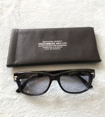 HWZNBROSS original BIKER SHADE (GRAY）ハウゼンブロス ウェリントン型 サングラス オリジナル バイカーシェード 新品 HWZN BROSS【ライトグレー】グレーレンズ