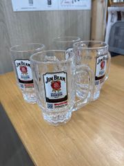 中古　　ビールジョッキ　酎ハイ　ジムビーム　ジョッキ４個セット