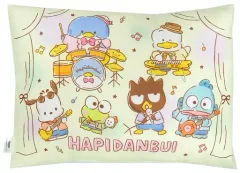 【中古】クッション・抱き枕・本体 34.サンリオキャラクターズ クッション アイボリー＆ミントブルー 「サンリオ当りくじ はぴだんぶい当りくじ」