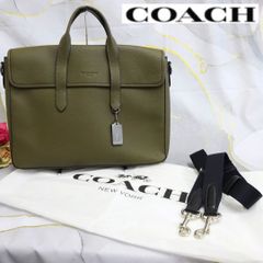 美品 コーチ モット メッセンジャーバッグ 33 オリーブ CCB57 - メルカリ
