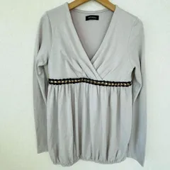 【美品】EGOIST カシュクール風トップス ベージュ 長袖